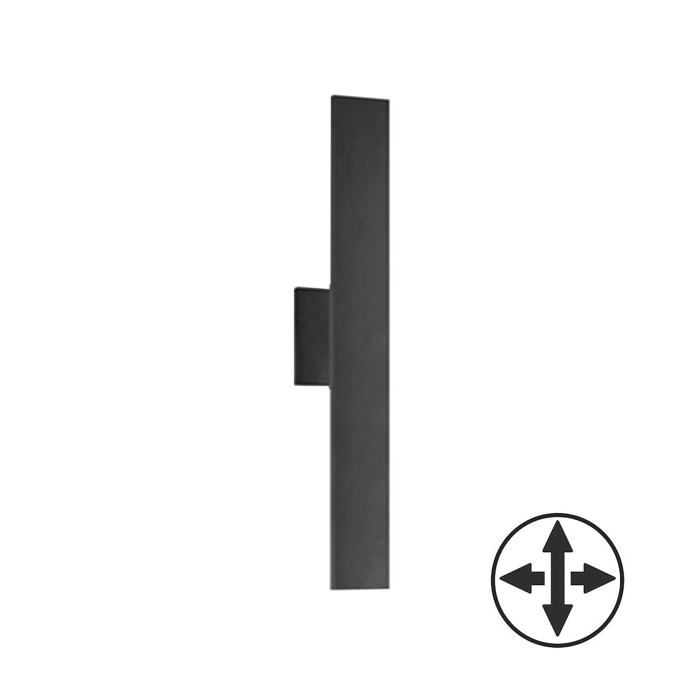 23W Wall Sconce in Matte Black