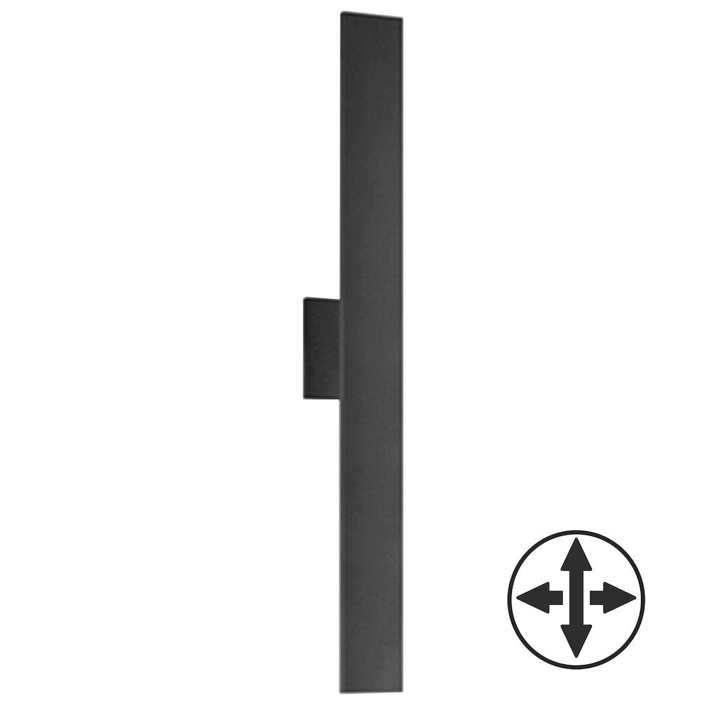 30W Wall Sconce in Matte Black