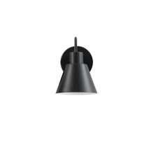 1 Light Wall Sconce in Matte Black