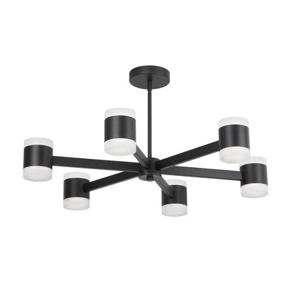 84W Chandelier, MB, FR Acrylic Diff