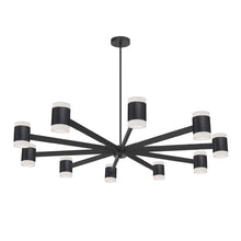 140W Chandelier, MB, FR Acrylic Diff