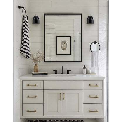 1 Light Wall Sconce in Matte Black