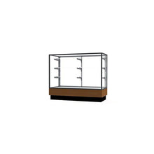 Merchandiser  48"W x 40"H x 20"D  Counter Case,  Satin Finish, Lt. Oak Base