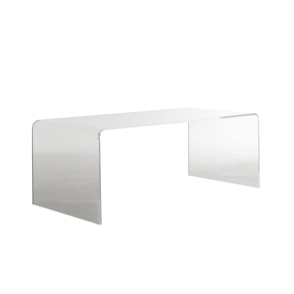 Home Collection Atka Coffee Table, Clear