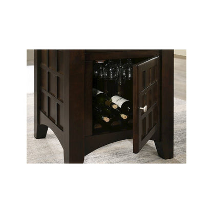 Gabriel 5-piece Square Counter Height Dining Set Cappuccino