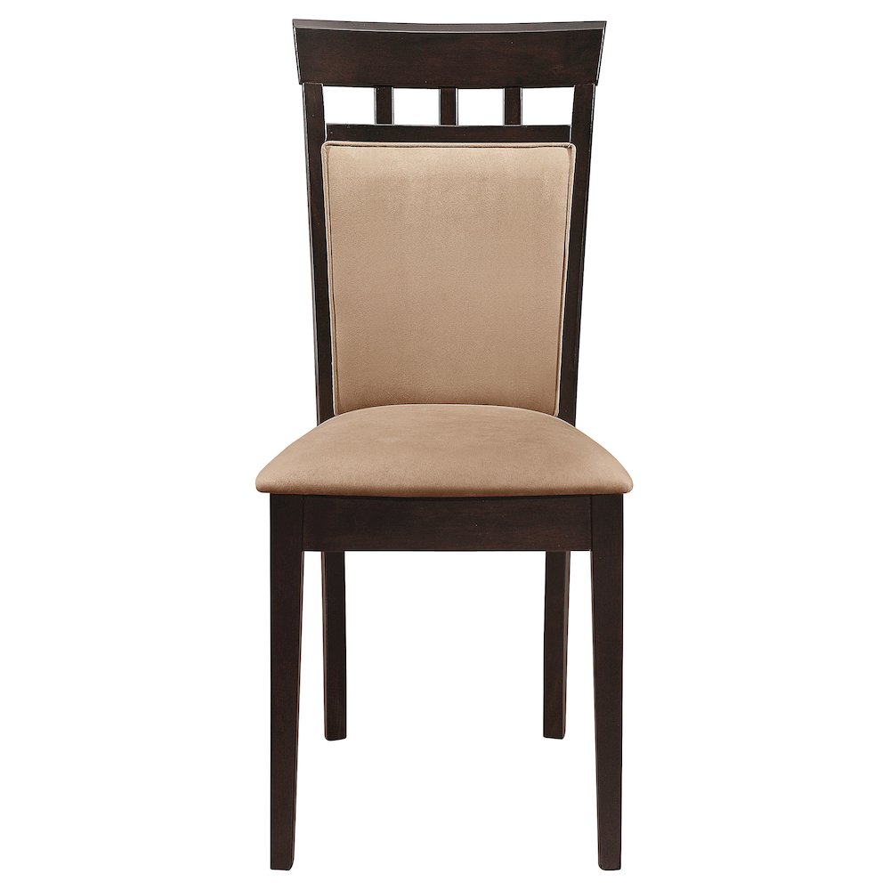 Gabriel 5-piece Extension Leaf Dining Table Set Cappuccino