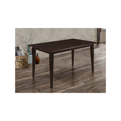 Gabriel Rectangular 59-inch Wood Dining Table Cappuccino