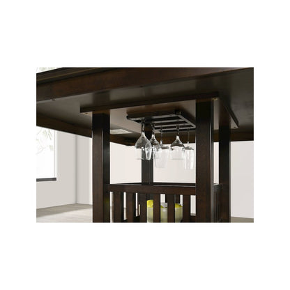 Jaden Square 47-inch Counter Height Dining Table Espresso