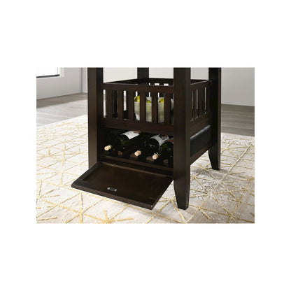 Jaden 5-piece Square Counter Height Dining Set Espresso