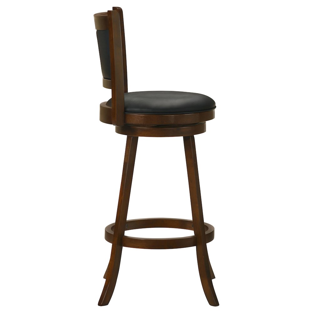 Broxton Upholstered Swivel Bar Chair Chestnut (Set of 2)