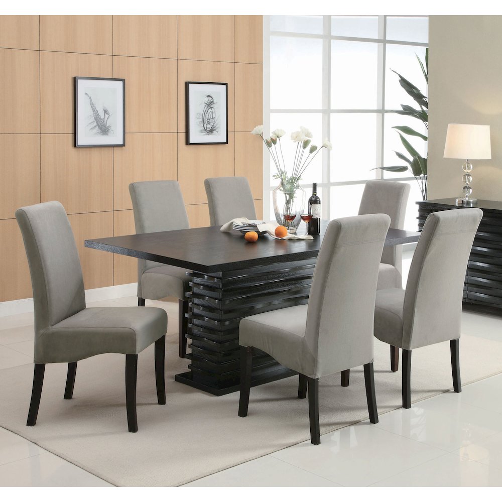 Stanton 5-piece Rectangular Dining Table Set Grey