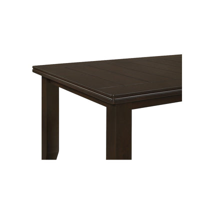 Dalila Rectangular 66-inch Wood Dining Table Cappuccino