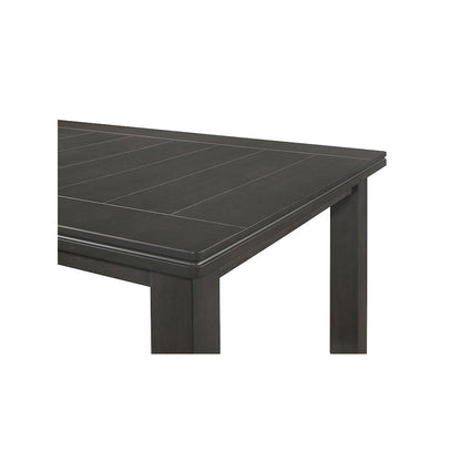Dalila Rectangular 66-inch Wood Dining Table Dark Grey