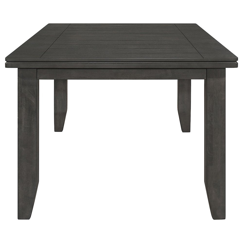 Dalila 5-piece Rectangular Dining Table Set Dark Grey
