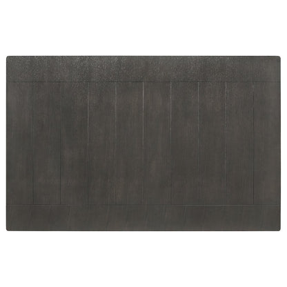 Dalila 5-piece Rectangular Dining Table Set Dark Grey