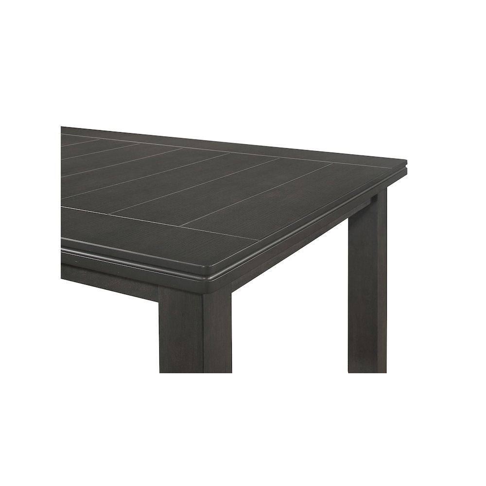 Dalila 5-piece Rectangular Dining Table Set Dark Grey