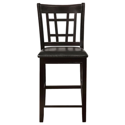 Lavon 5-piece Oval Counter Height Dining Set Espresso