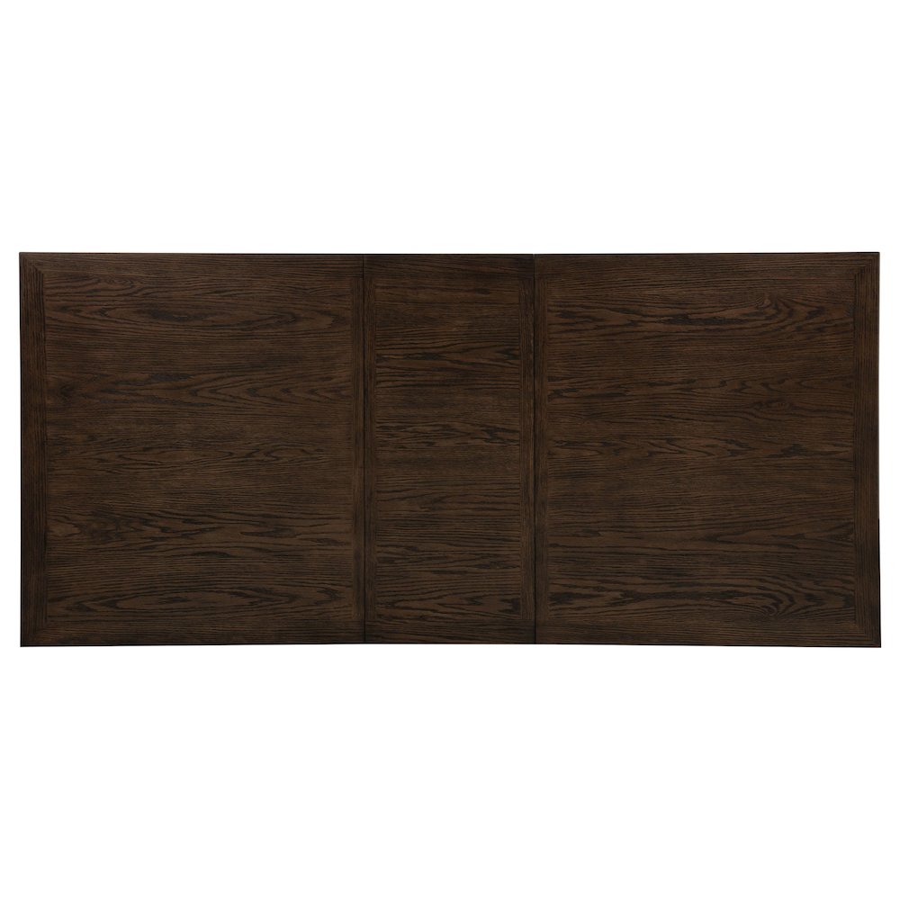 Ridgewell Rectangular Trestle Dining Table Dark Oak