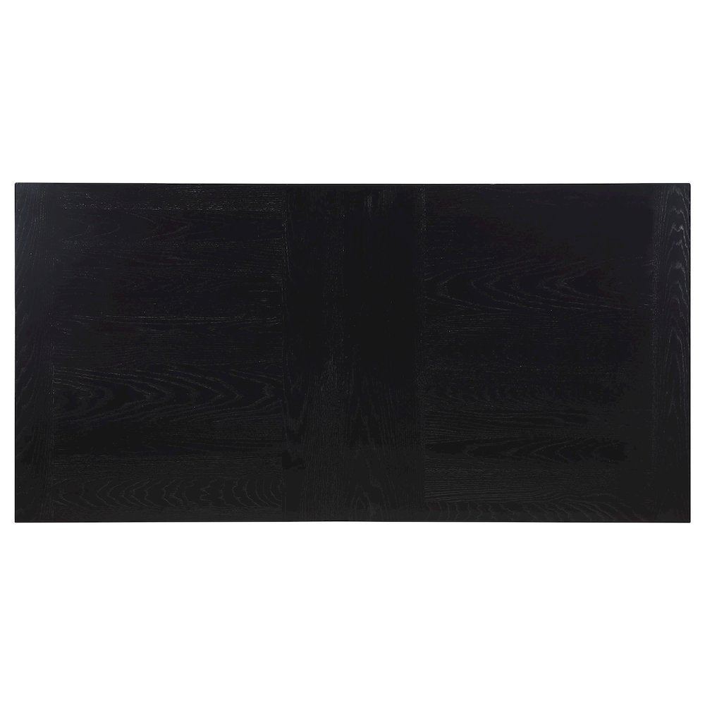 Catherine Rectangular 84-inch Wood Dining Table Black