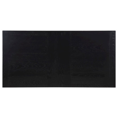 Catherine Rectangular 84-inch Wood Dining Table Black