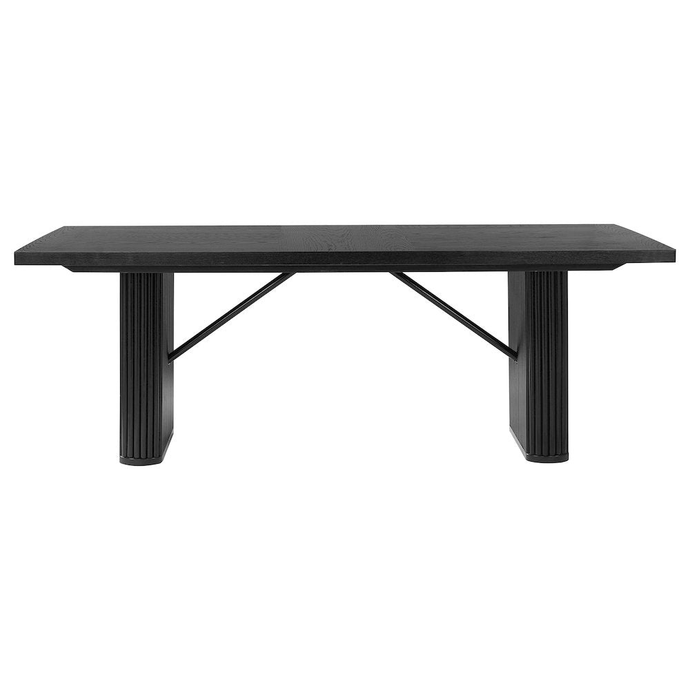 Catherine 5-piece Rectangular Dining Table Set Black