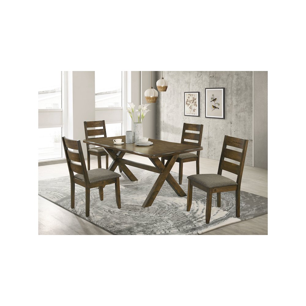 Alston Rectangular 71-inch Dining Table Knotty Nutmeg