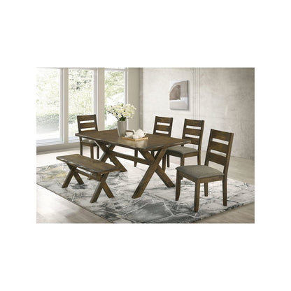 Alston Wood Dining Bench Knotty Nutmeg