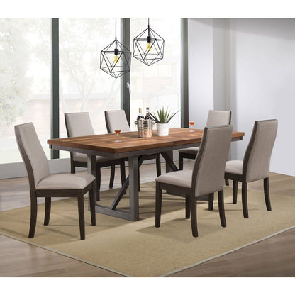 Spring Creek Upholstered Dining Chair Taupe (Set of 2)