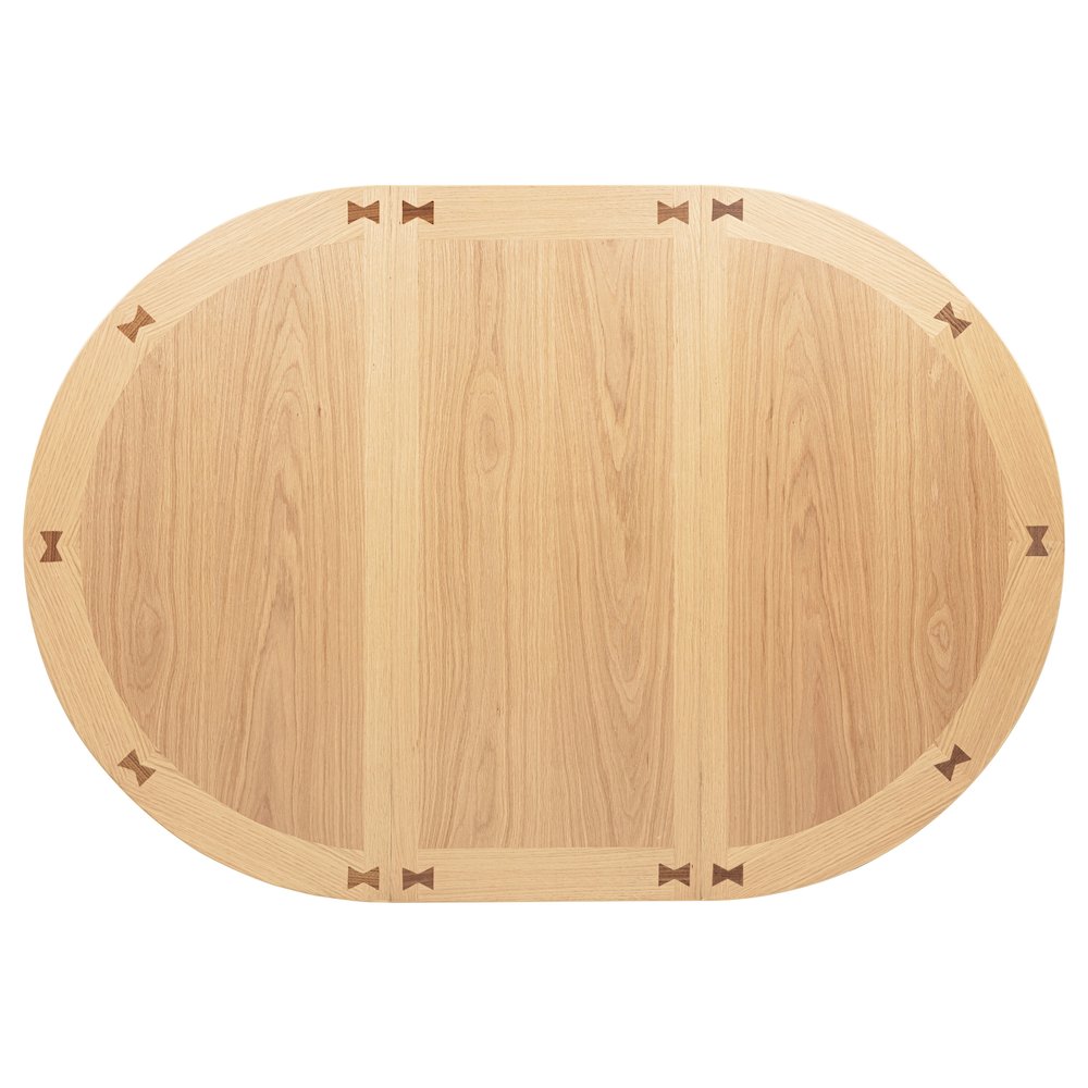 Lavon Oval 60-inch Counter Height Extension Dining Table Light Oak