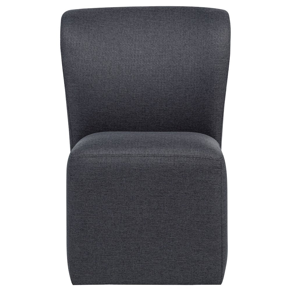 Jaelynn Upholstered Parsons Dining Side Chair Charcoal (Set of 2)