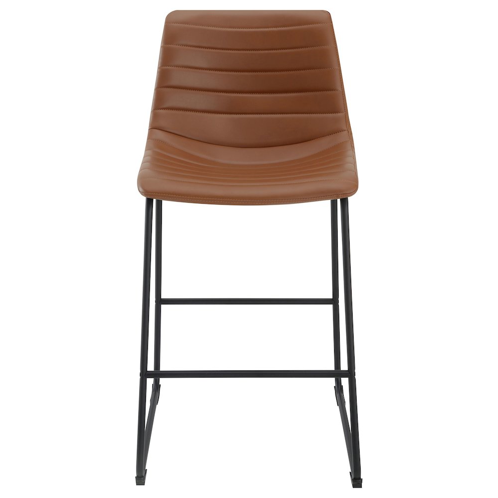 Zuni Upholstered Counter Height Chair Saddle (Set of 2)