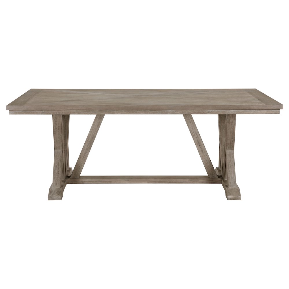 Cornelia Rectangular 82-inch Dining Table Coastal Grey