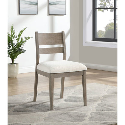 Cornelia Wood Dining Side Chair Coastal Grey (Set of 2)