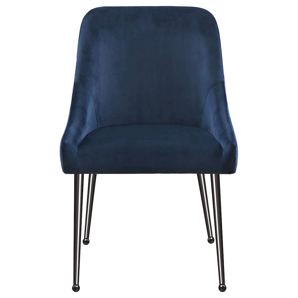 Mayette Upholstered Dining Side Chair Blue (Set of 2)