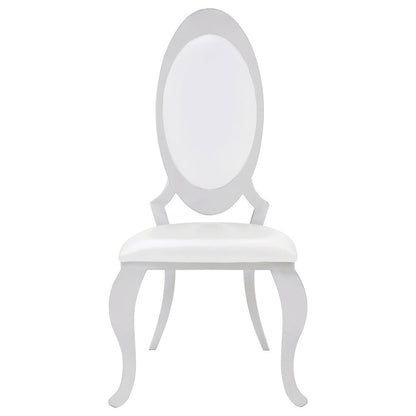 Anchorage Upholstered Dining Chair Cream White (Set of 2)