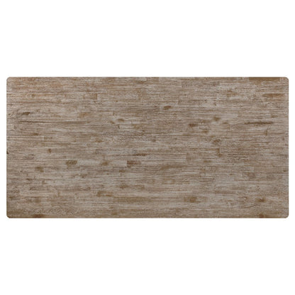 Bridget Rectangular 79-inch Dining Table Brown Brushed