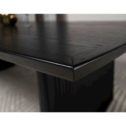 Brookmead 100-inch Extension Leaf Dining Table Black