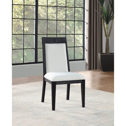 Brookmead Dining Side Chair Grey and Black (Set of 2)