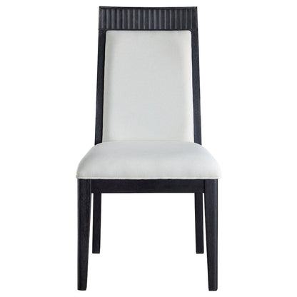 Brookmead Dining Side Chair Grey and Black (Set of 2)