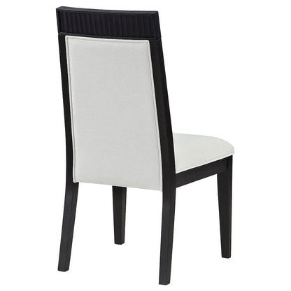 Brookmead Dining Side Chair Grey and Black (Set of 2)