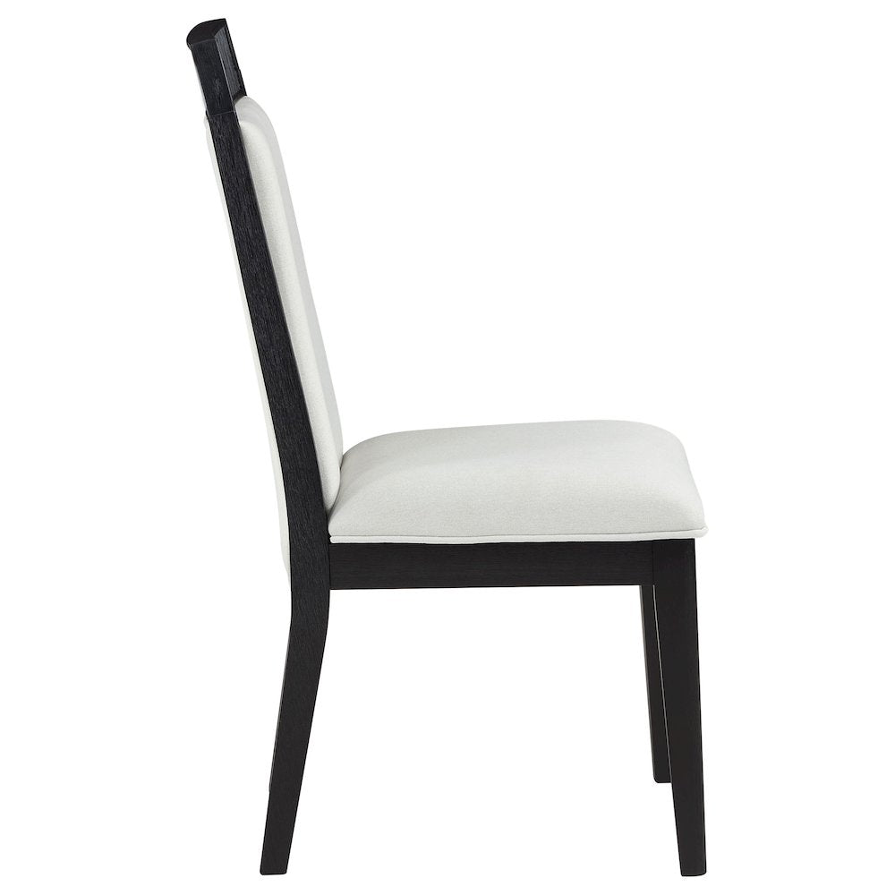 Brookmead Dining Side Chair Grey and Black (Set of 2)