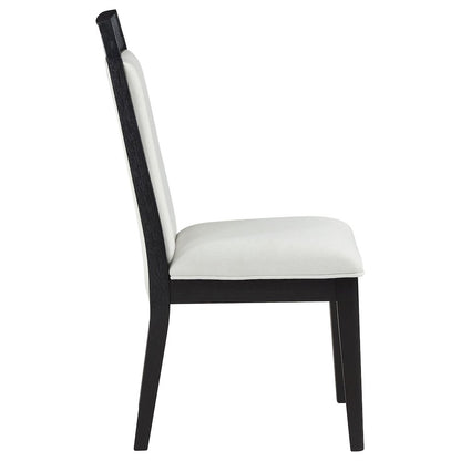 Brookmead Dining Side Chair Grey and Black (Set of 2)