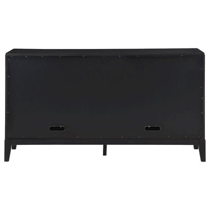 Brookmead 4-door Sideboard Buffet Storage Cabinet Black