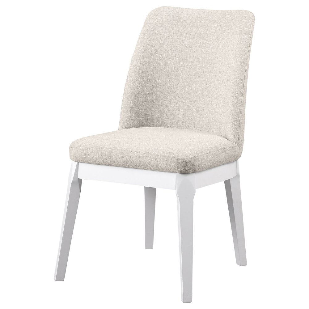 Carissa Upholstered Dining Side Chair Beige (Set of 2)