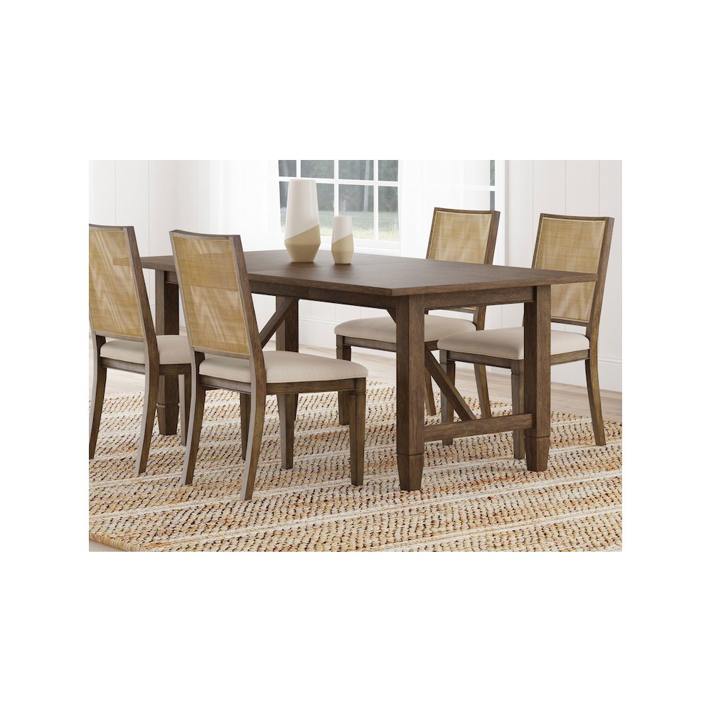 Matisse Rectangular 94-inch Wood Dining Table Light Brown