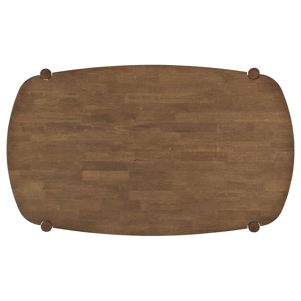 Dortch Oval 63-inch Solid Wood Dining Table Walnut