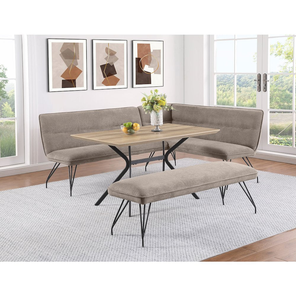 Edgecreek 53-inch Composite Wood Dining Table Light Brown