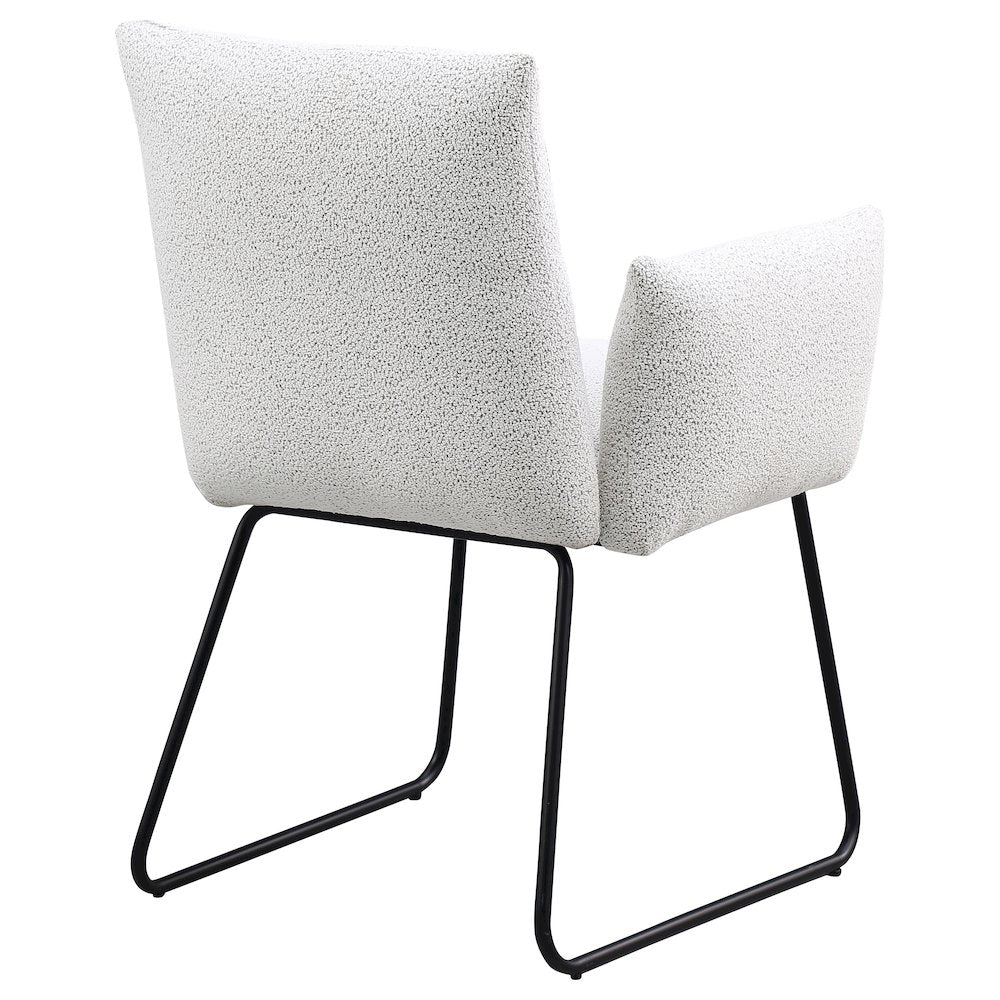 Ackland Upholstered Dining Side Chair Light Grey (Set of 2)