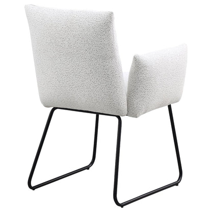 Ackland Upholstered Dining Side Chair Light Grey (Set of 2)
