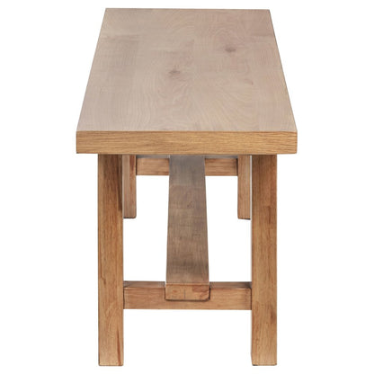 Middleton 6-piece Extension Leaf Dining Set Brown and Beige
